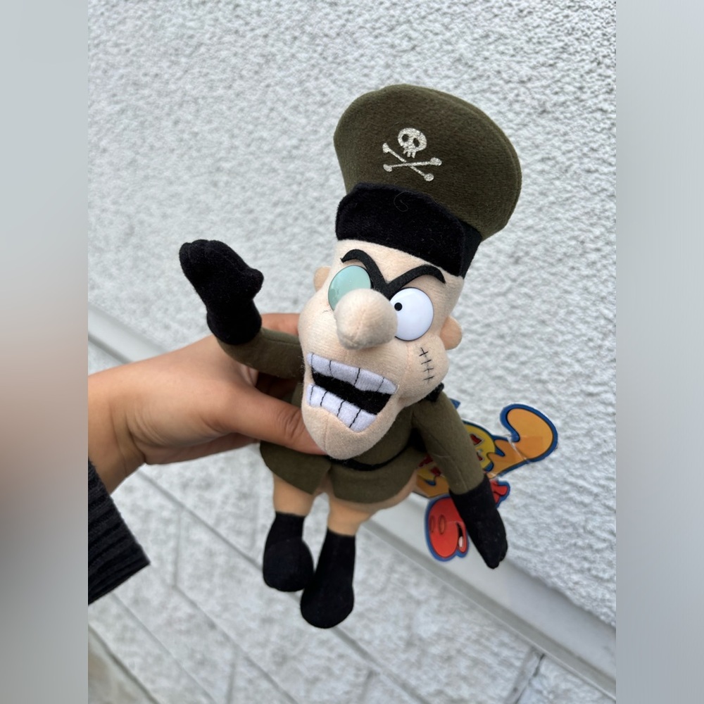 1999 Fearless Leader Rocky & Bullwinkle Plush Toy